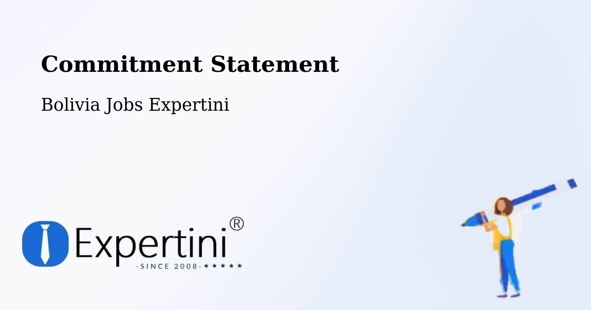 Corporate Commitment – Puerto Quijarro - Bolivia Jobs Expertini